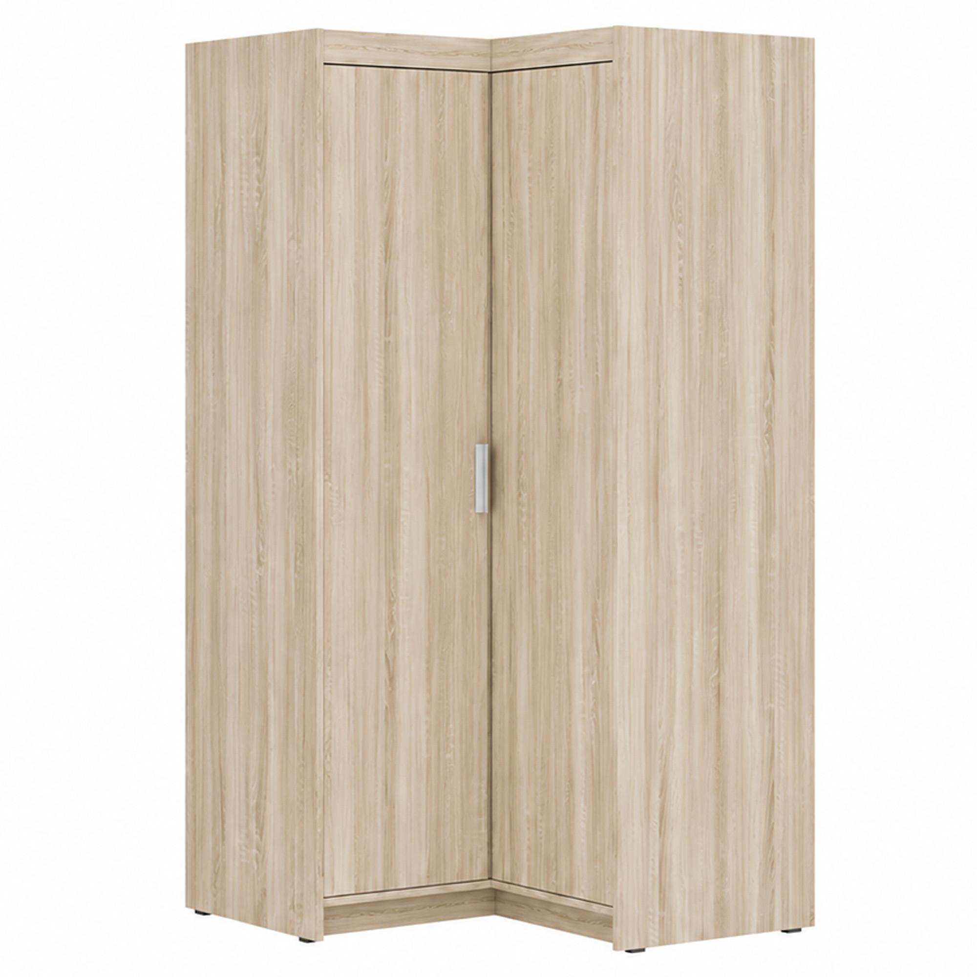 ECKSCHRANK Elena mit 2 Türen, 95x95 cm, Sonoma Eiche - Sonoma Eiche, Holzwerkstoff (95/190.5/95cm) - Beautysofa