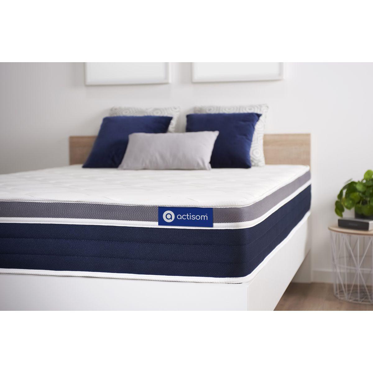 MATRATZE Actilatex confort Latex und Memory-Schaum 80 x 200 cm h2 - Weiß, Textil (80/200cm) - ACTISOM