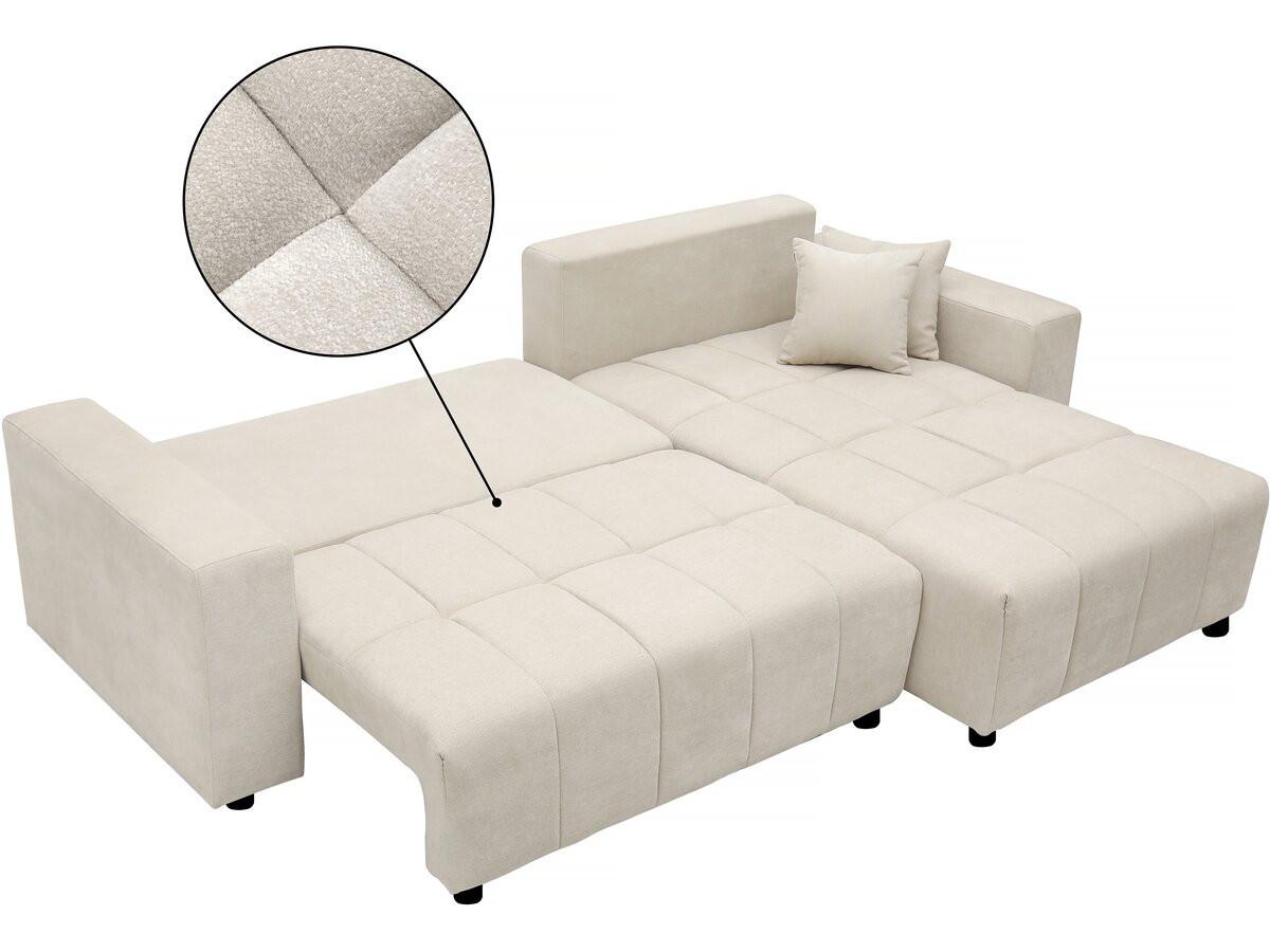 ECKSOFA george beige - Beige, Textil (181/271cm) - Habitat Garten