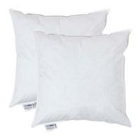 FÜLLKISSEN 2er-Set, Federkissen 60/60 cm - Weiß, Textil (60/60cm) - Homescapes