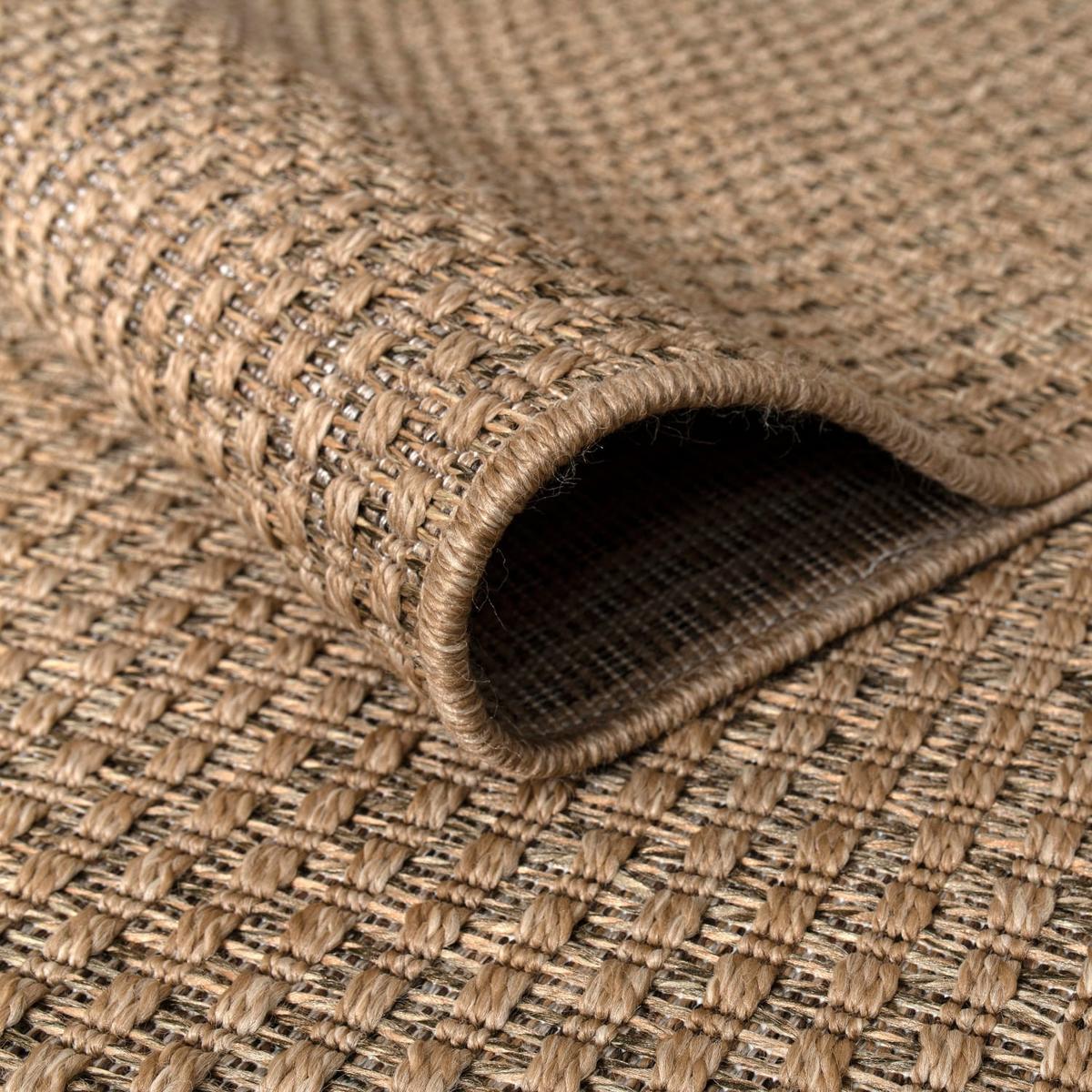 FLACHWEBTEPPICH, einfarbig, aus Polypropylen, Beige, 240 x 340 cm - Beige, Textil (340/240cm) - KADIMA DESIGN