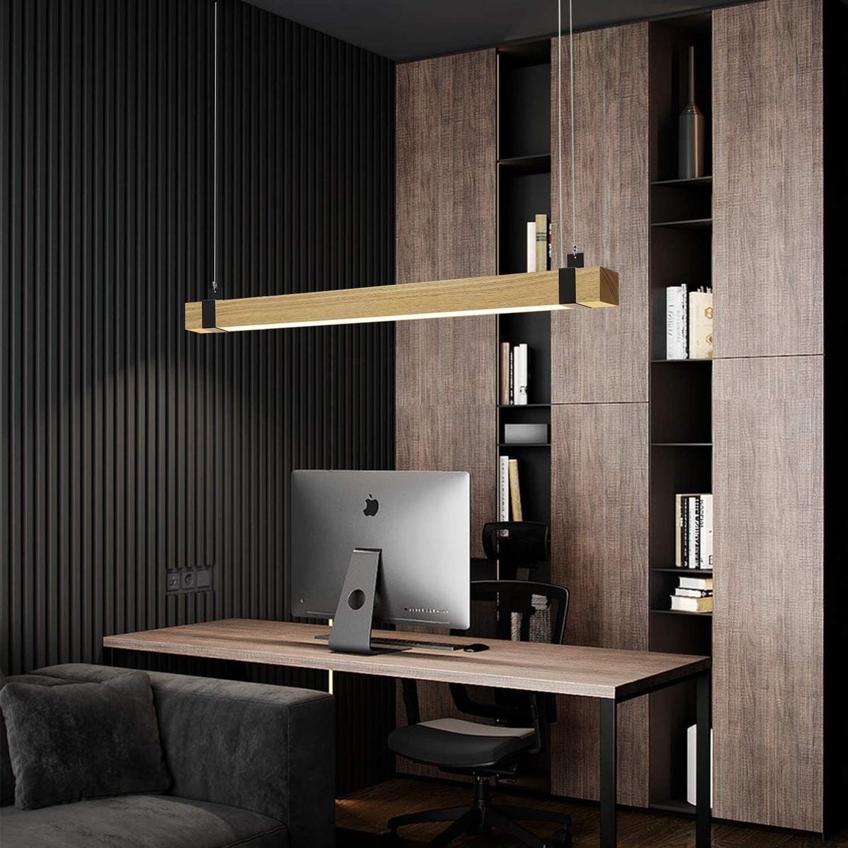 PENDELLEUCHTE Valeska 100/12/150 cm - Braun, Holzwerkstoff (100/12/150cm) - Nettlife