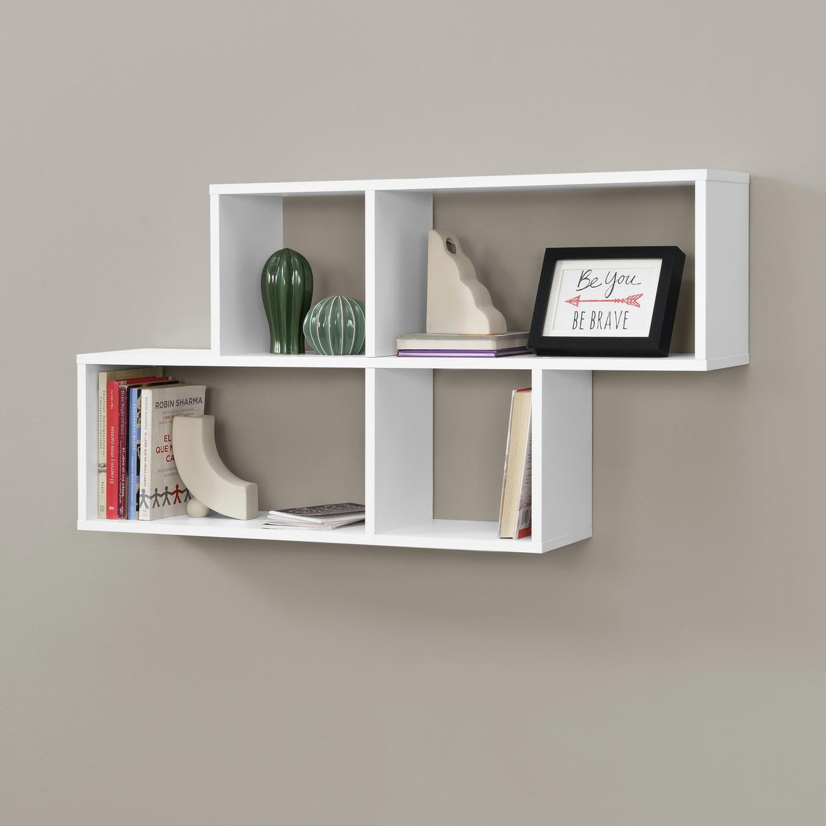 WANDREGAL Bryne - Weiß, Holzwerkstoff (100/53/19.5cm) - [en.casa]