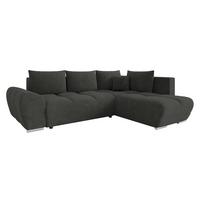 ECKSOFA Forest, Seite: Rechts - Schwarz, Holz/Kunststoff (290/183cm) - MIRJAN24