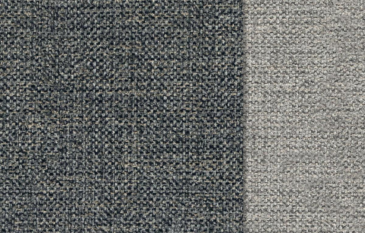 SOFA OTTO 2-Sitzer, anthracit - Schwarz/Grau, Holz/Textil (171/89/98cm) - Wozimo