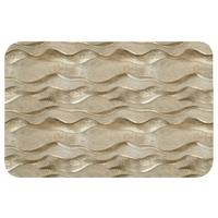 WC-VORLEGER Wellen - Muster - Gold Toilettenvorleger 60x40 cm - Messingfarben, Textil (60/1cm) - OnlyWow