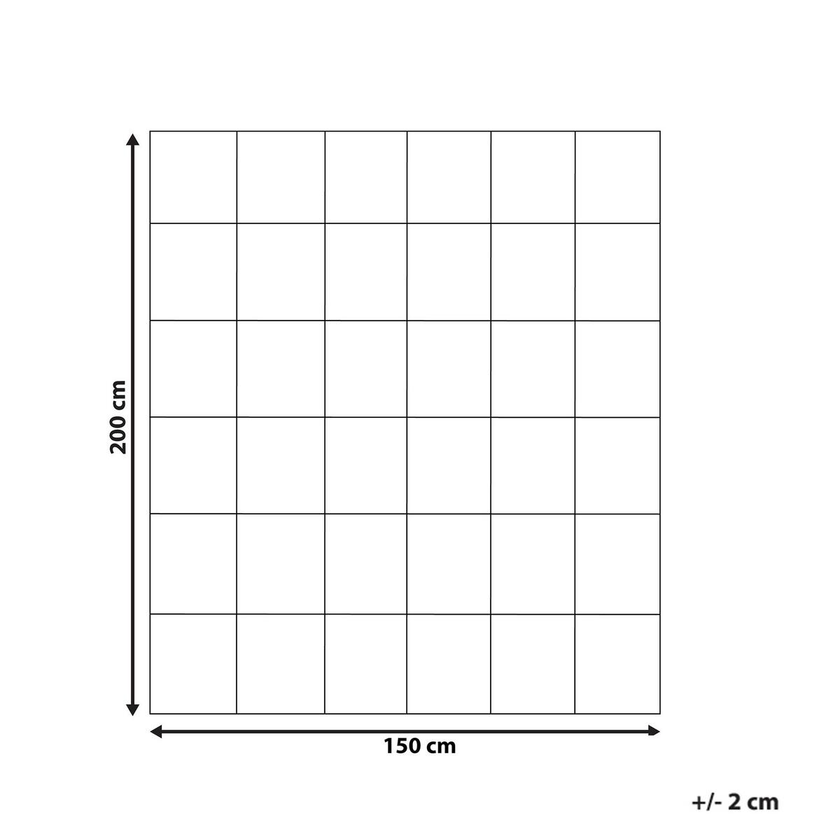 ZWEILAGIGE Bettdecke Entenfedern und Daunen 4-Jahreszeiten 150/200 cm Serrato - Weiß, Textil (155/220cm) - Beliani
