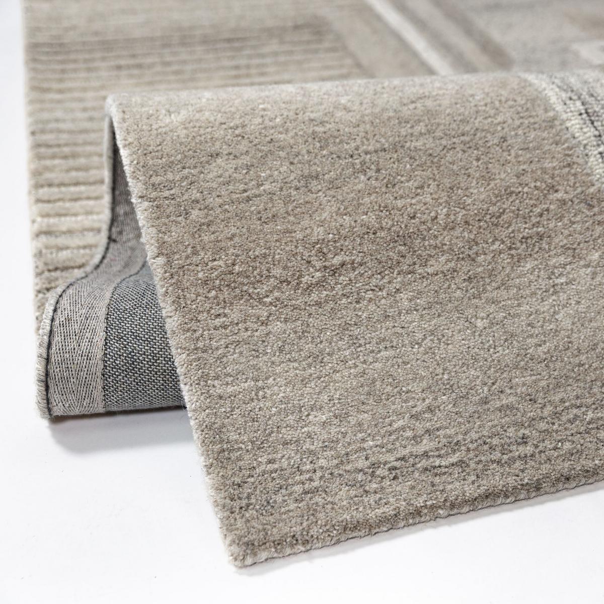 WOLLTEPPICH EDALE, abstrakt, Natur, 80 x 300 cm - Beige, Textil (80/300cm) - KADIMA DESIGN