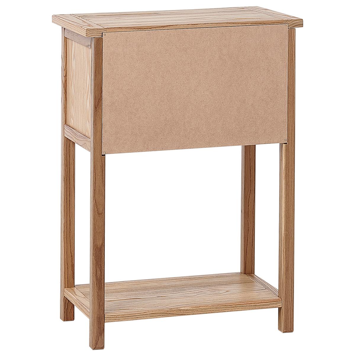 KONSOLENTISCH Sassafrasholz Braun Salton - Braun, Holz (53/74/31cm) - Beliani