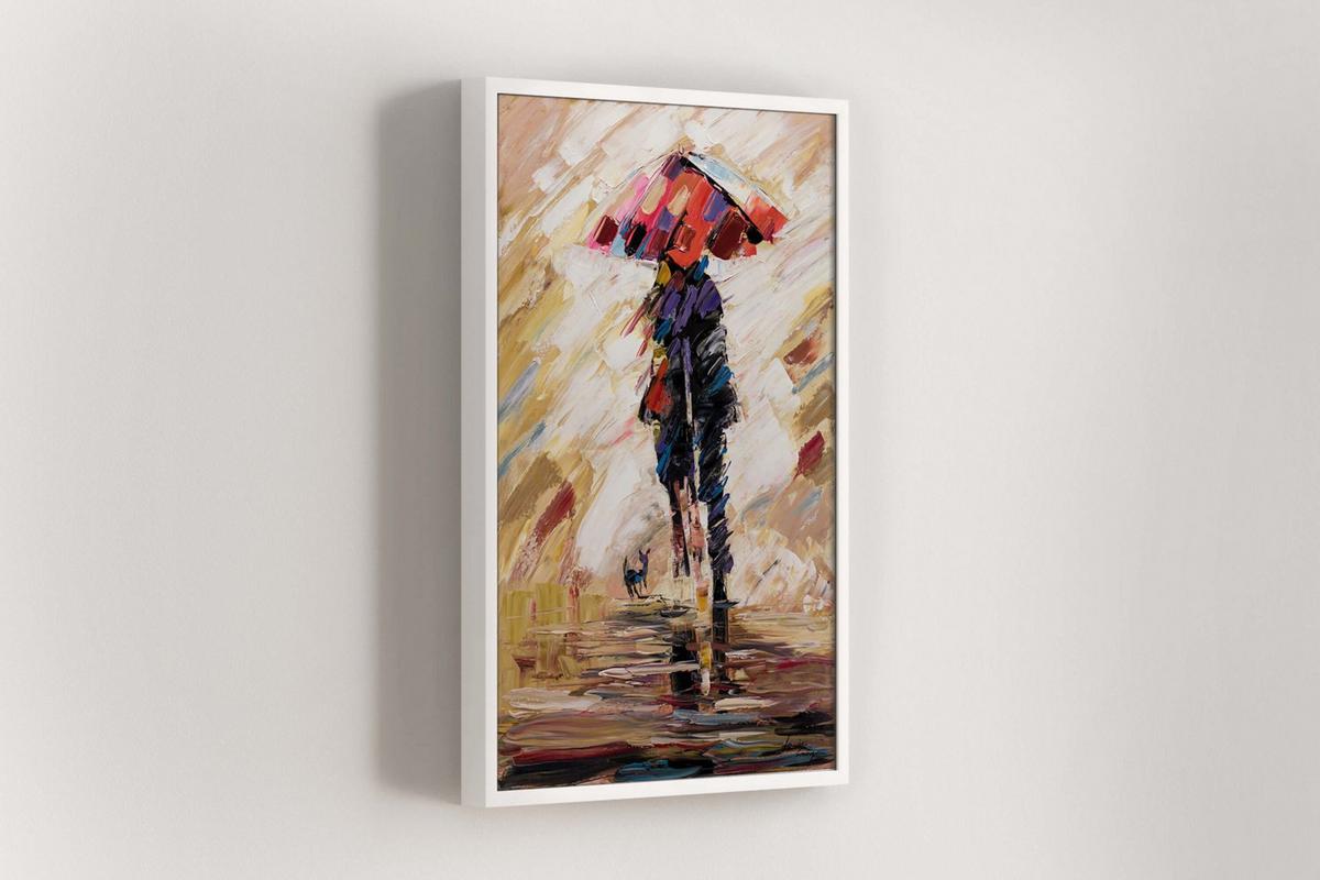 ACRYLBILD HANDGEMALT 60/90 cm - Multicolor, Holz/Textil (60/90cm) - KUNSTLOFT
