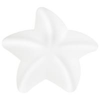 LED-DECKENLAMPE Weiß Surna - Weiß, Keramik (52/52/8cm) - Beliani