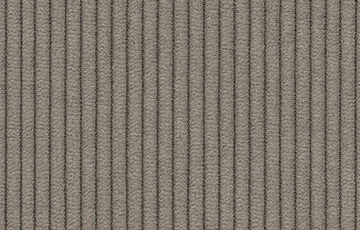 SOFA TAUER 3-Sitzer, taupe - Taupe/Schwarz, Holzwerkstoff/Kunststoff (112/84/206cm) - Wozimo