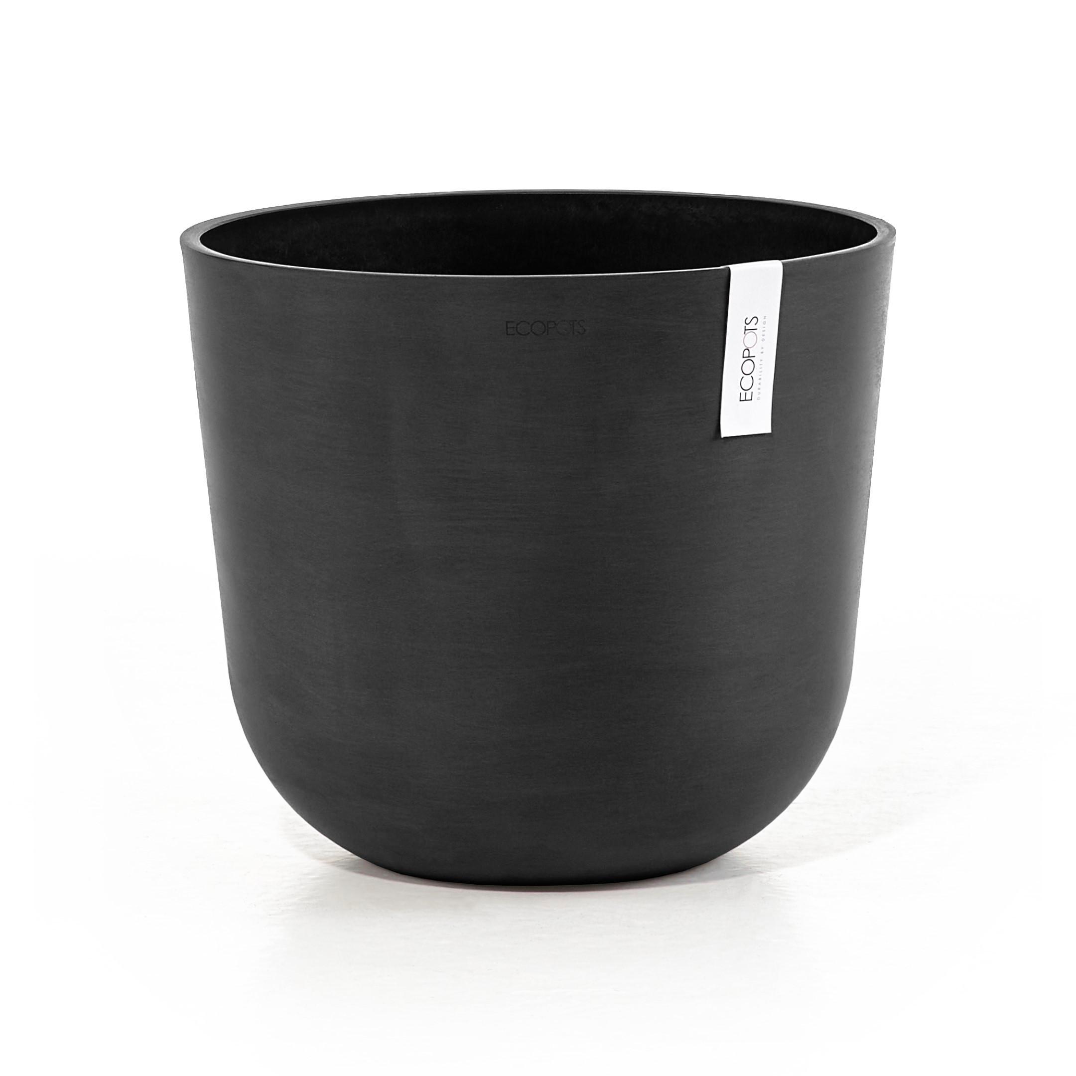 BLUMENTOPF Oslo 35/30,5 cm Dunkelgrau - Dunkelgrau, Kunststoff (35/30.5cm) - Ecopots