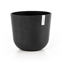 BLUMENTOPF Oslo 35/30,5 cm Dunkelgrau - Dunkelgrau, Kunststoff (35/30.5cm) - Ecopots