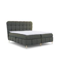 BOXBETT Grazia In Corbett - Dunkelgrau, Holzwerkstoff/Textil (120/200cm) - Fun Möbel