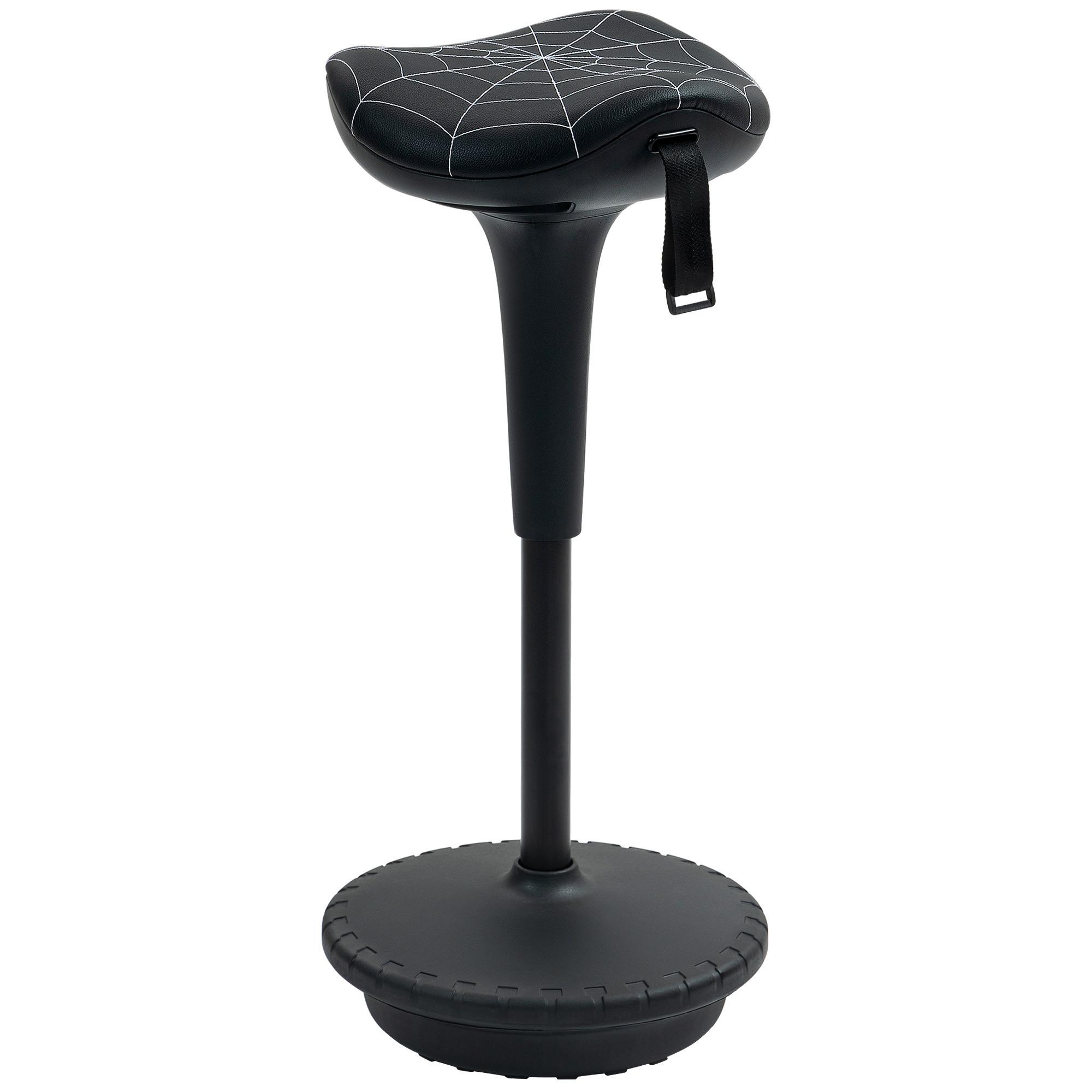 BÜROHOCKER Kunststoff Nylon Schwarz - Schwarz, Kunststoff (34/83.5/34cm) - Vinsetto