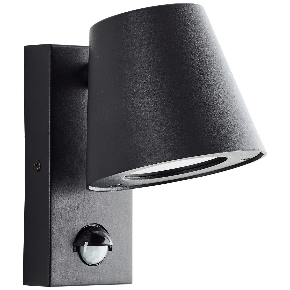 AUSSENWANDLEUCHTE Bari 44321/06 - Schwarz, Metall (11/17/15.5cm) - Brilliant