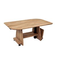 COUCHTISCH Cecislava 105x65x50 höhenverstellbar Wildeiche - Braun, Holz (105/65/50cm) - 58aufmkessel
