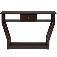 KONSOLENTISCH Braun - Braun, Holzwerkstoff (30/120/81cm) - COSTWAY