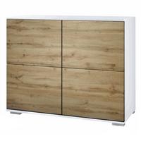 KOMMODE Rova Eiche Wotan - Eiche Wotan, Holzwerkstoff (92.5/75.5/35cm) - Vladon