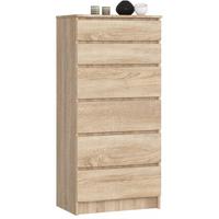 KOMMODE Eiche Sonoma 130/60/40 - Sonoma Eiche, Holzwerkstoff (60/130/40cm) - RAUMHIRSCH FURNITURE