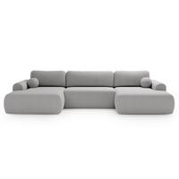 ECKSOFA U Savana Grau - Grau, Holz/Textil (344/177cm) - Graingold