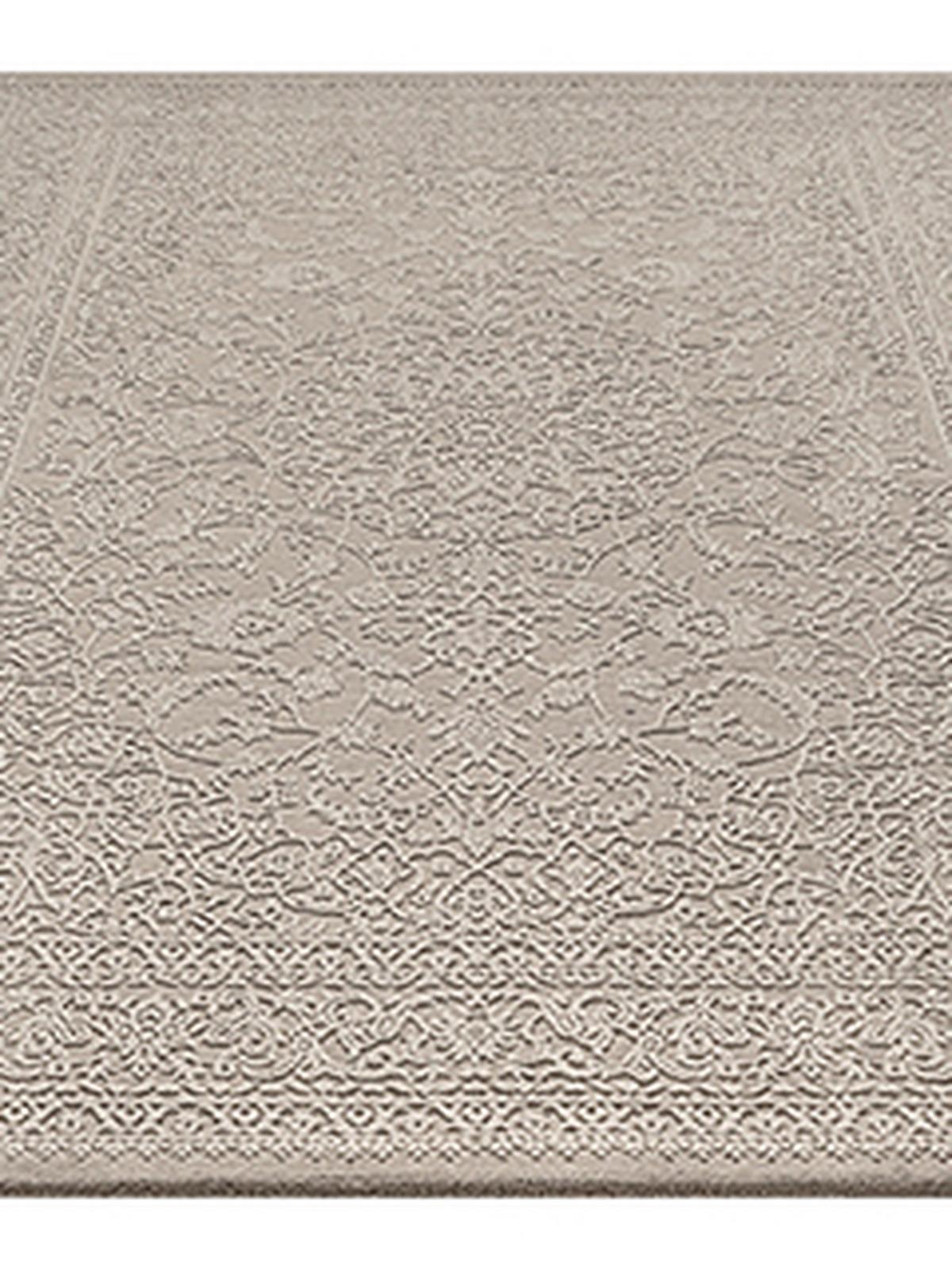 TEPPICHLÄUFER Uni KASOS Polyester Beige 80 x 150 cm - Beige, Textil (80/150cm) - KADIMA DESIGN