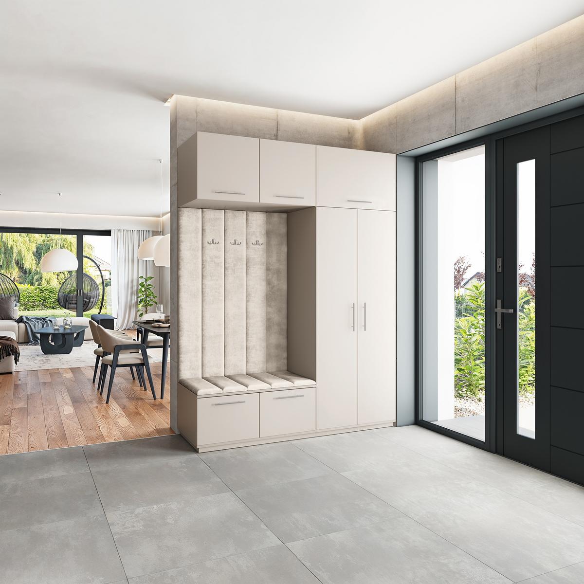 GARDEROBENSCHRANK REMA 180/240/60 cm Modern Kaschmir - Kaschmir/Beige, Holzwerkstoff (180/240/60cm) - MASSENO