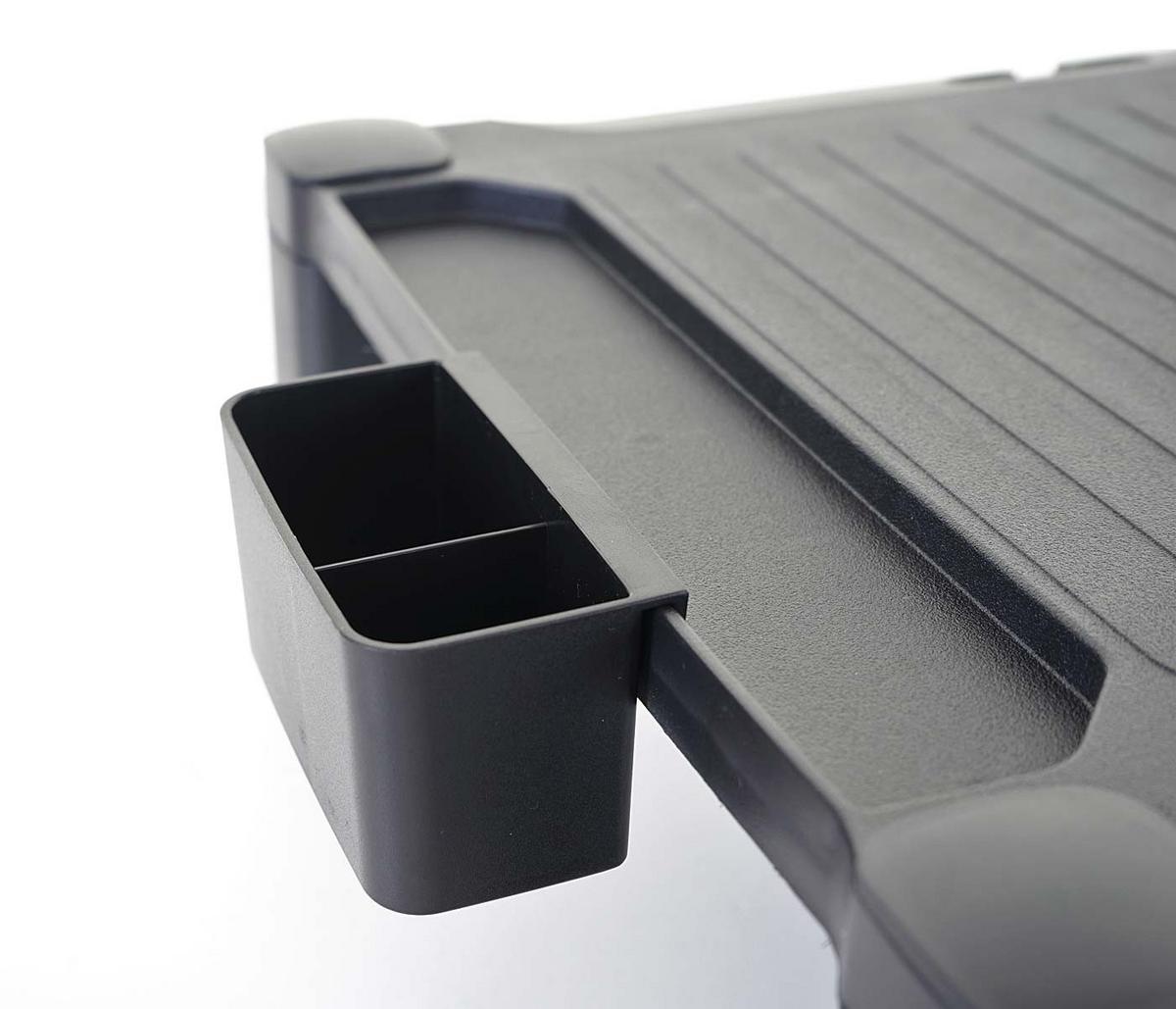 MONITORERHÖHUNG KUNSTSTOFF Schwarz - Schwarz, Kunststoff (33/43/13cm) - MCW