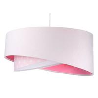 HÄNGELEUCHTE Rosa 50/23 cm - Pink, Kunststoff (50/1/23cm) - ONZENO