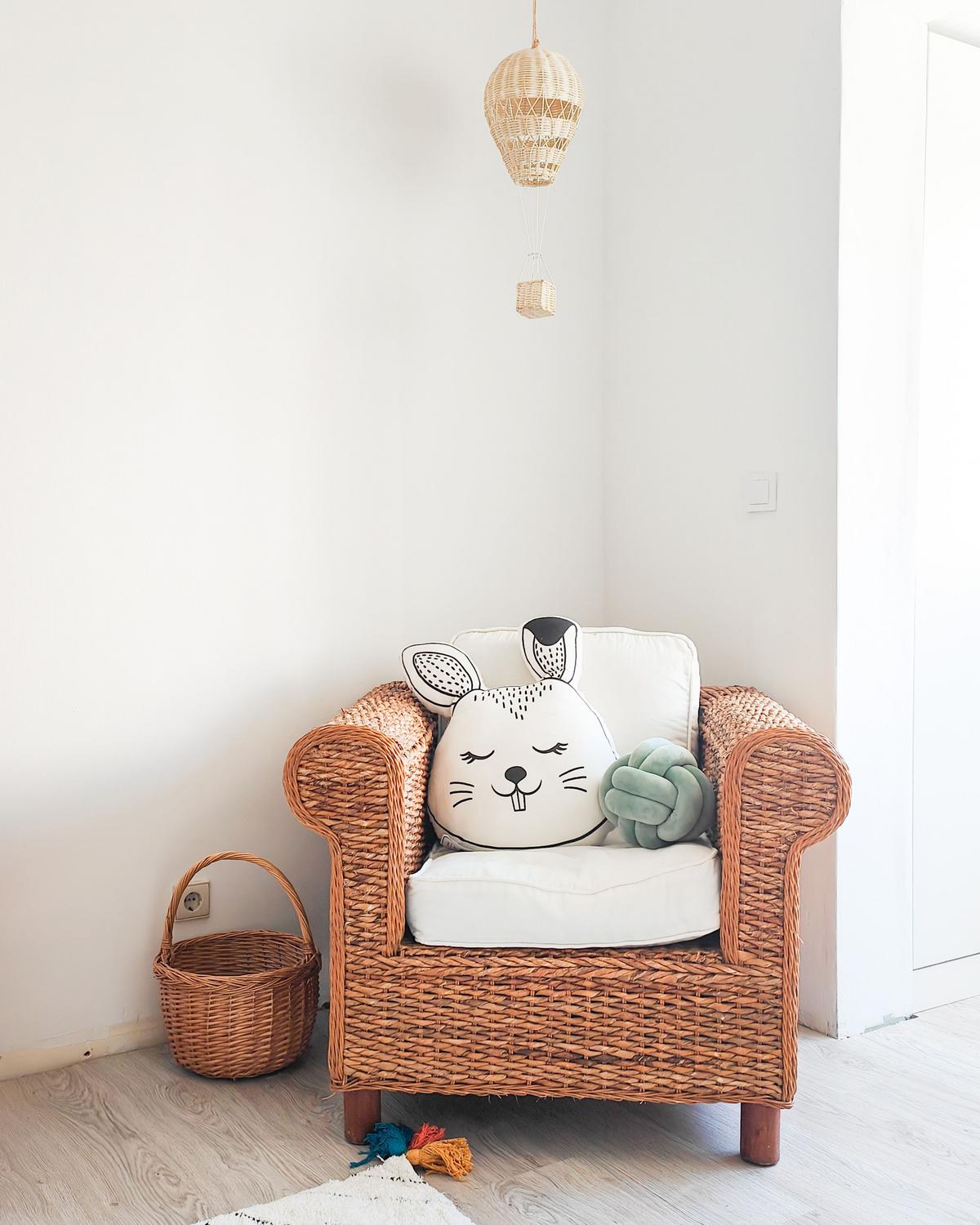 WANDDEKORATION Rattan natürlich Bemba - Naturfarben, Naturmaterialien (23/60/23cm) - Beliani