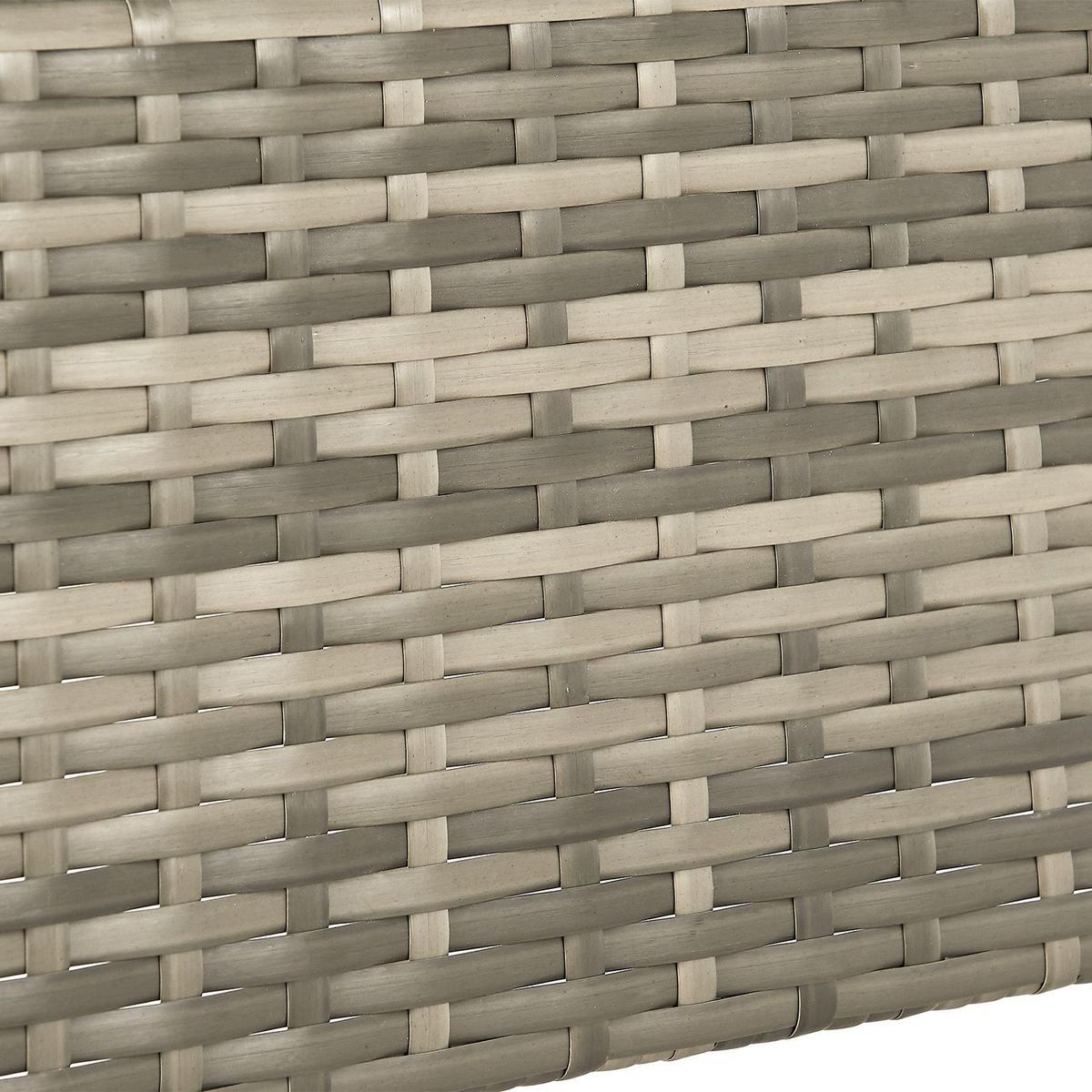 GARTENTISCH Yoro grau 80 cm - Grau, Kunststoff (80/80/73cm) - Juskys