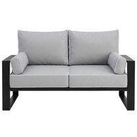 LOUNGESOFA 2-Sitzer Verdino mit Metallrahmen 150 cm Hellgrau - Hellgrau, Metall (150/90/87cm) - Beautysofa