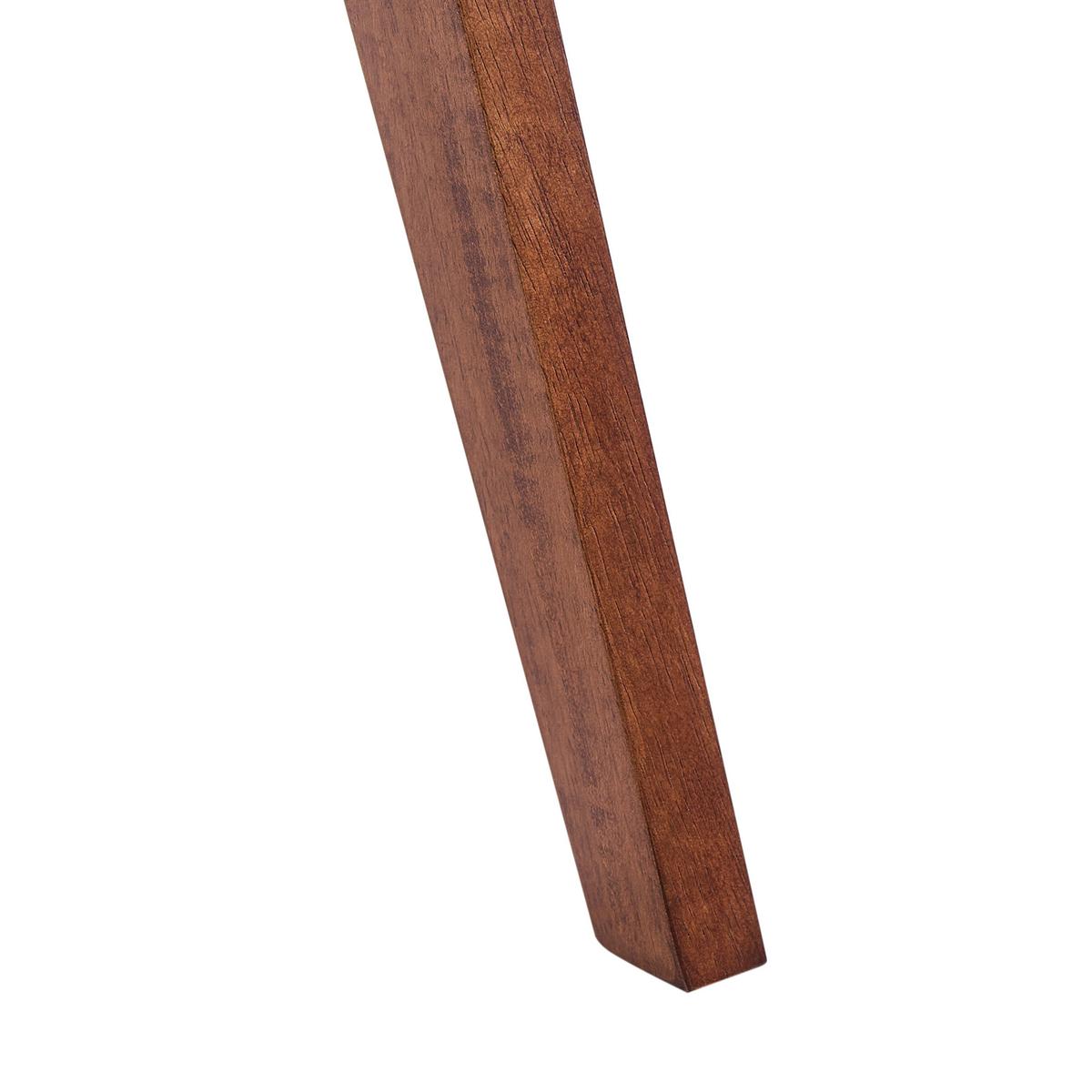 ESSZIMMERSTUHL Holz Braun Westbrook - Braun, Holz (55/85/58cm) - Beliani