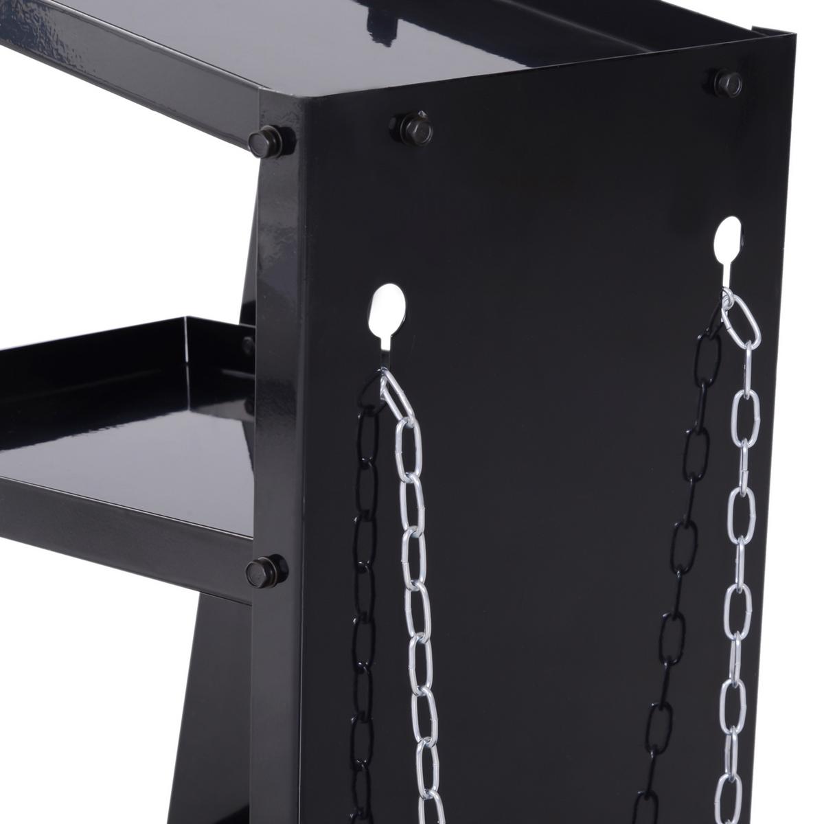 SCHWEISSWAGEN Stahl Eisen Gummi Schwarz - Schwarz, Metall (39/70/71cm) - DURHAND