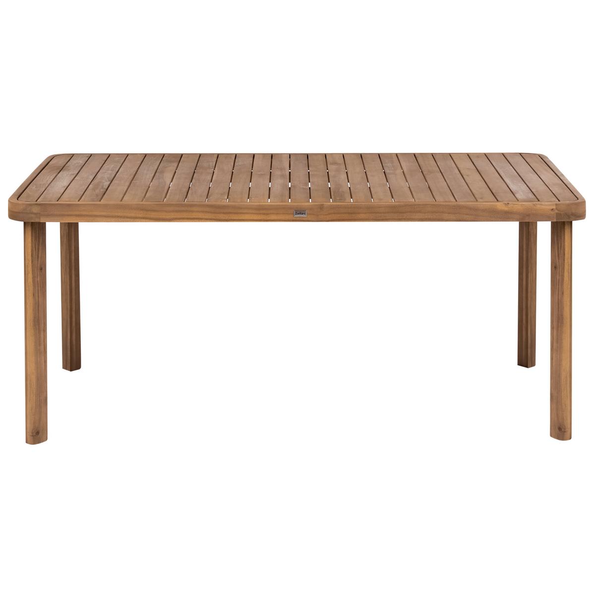 GARTENTISCH 180/90 cm Akazienholz Braun Roncello - Braun, Holz (180/90/75cm) - Beliani