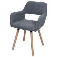 ESSZIMMERSTUHL Anthrazit - Dunkelgrau/Anthrazit, Textil (56/80/53cm) - MCW