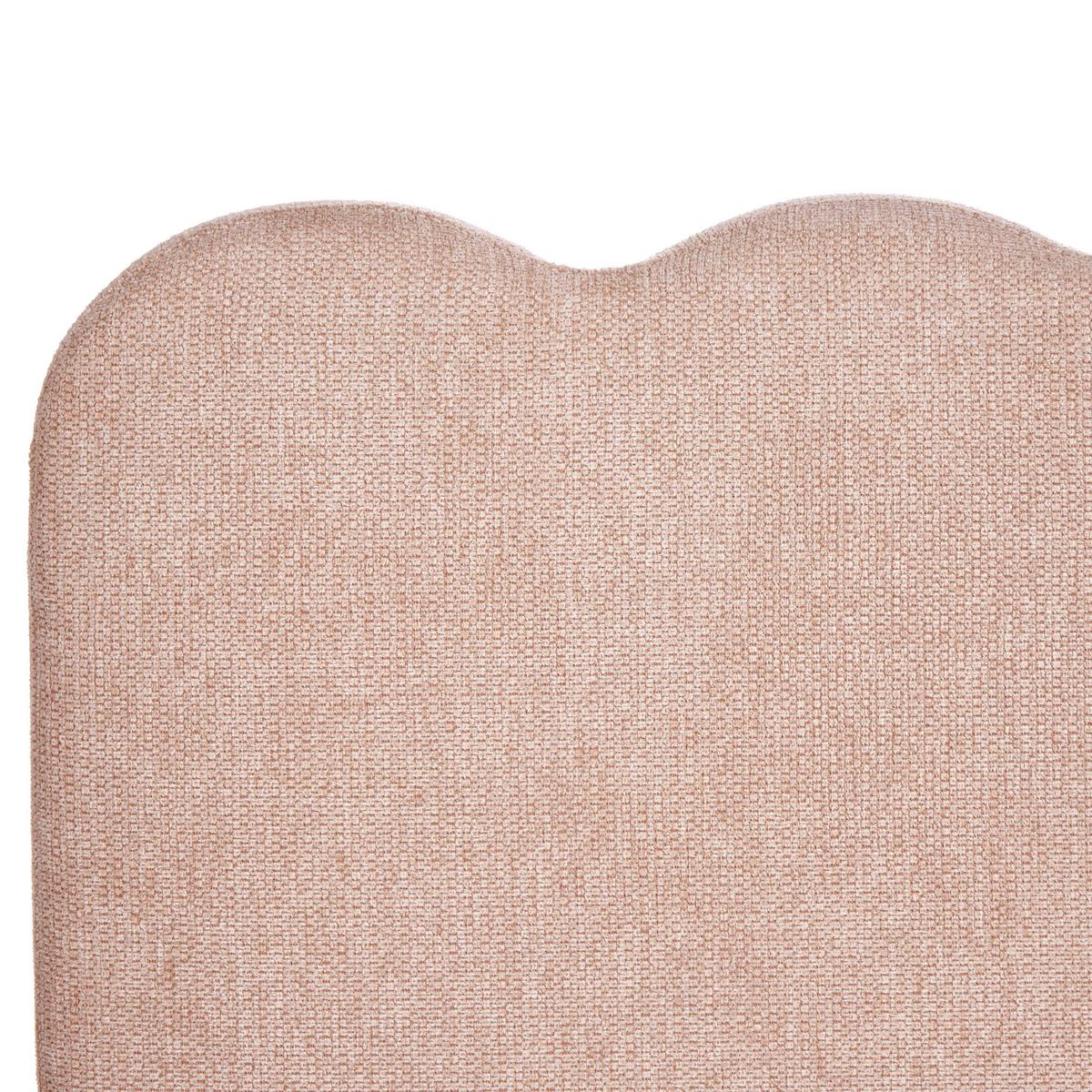 BETT mit Stauraum 180/200 Stoff Pastellrosa Nanterre - Pink, Textil (180/200cm) - Beliani