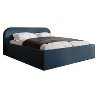 POLSTERBETT Deisin - Blau/Naturfarben, Holz/Holzwerkstoff (180/200cm) - MIRJAN24