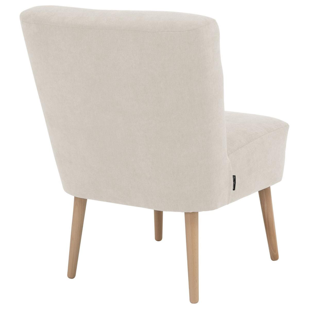 SESSEL Kamle Bezug Flachgewebe Buche natur / beige - Weiß, Kunststoff (68/78/58cm) - 58aufmkessel