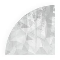 GLASPLATTE für Kamin 100x100 cm - Grau, Glas (100/100/0.4cm) - TULUP