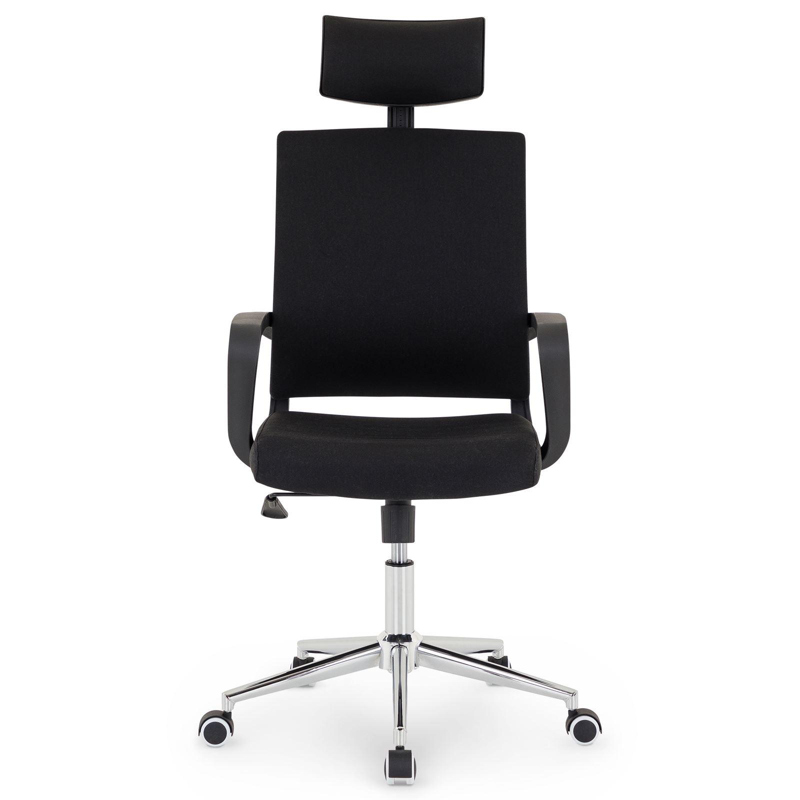 BÜRODREHSTUHL HERRY schwarz - Schwarz, Textil (57/124/62cm) - IDIMEX
