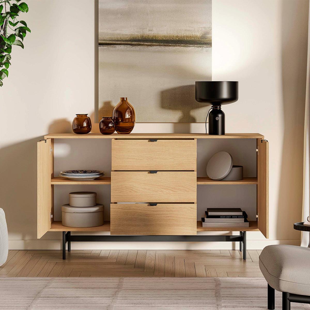 SIDEBOARD Nila Holz - Braun, Holzwerkstoff (150/85/40cm) - Petits-meubles