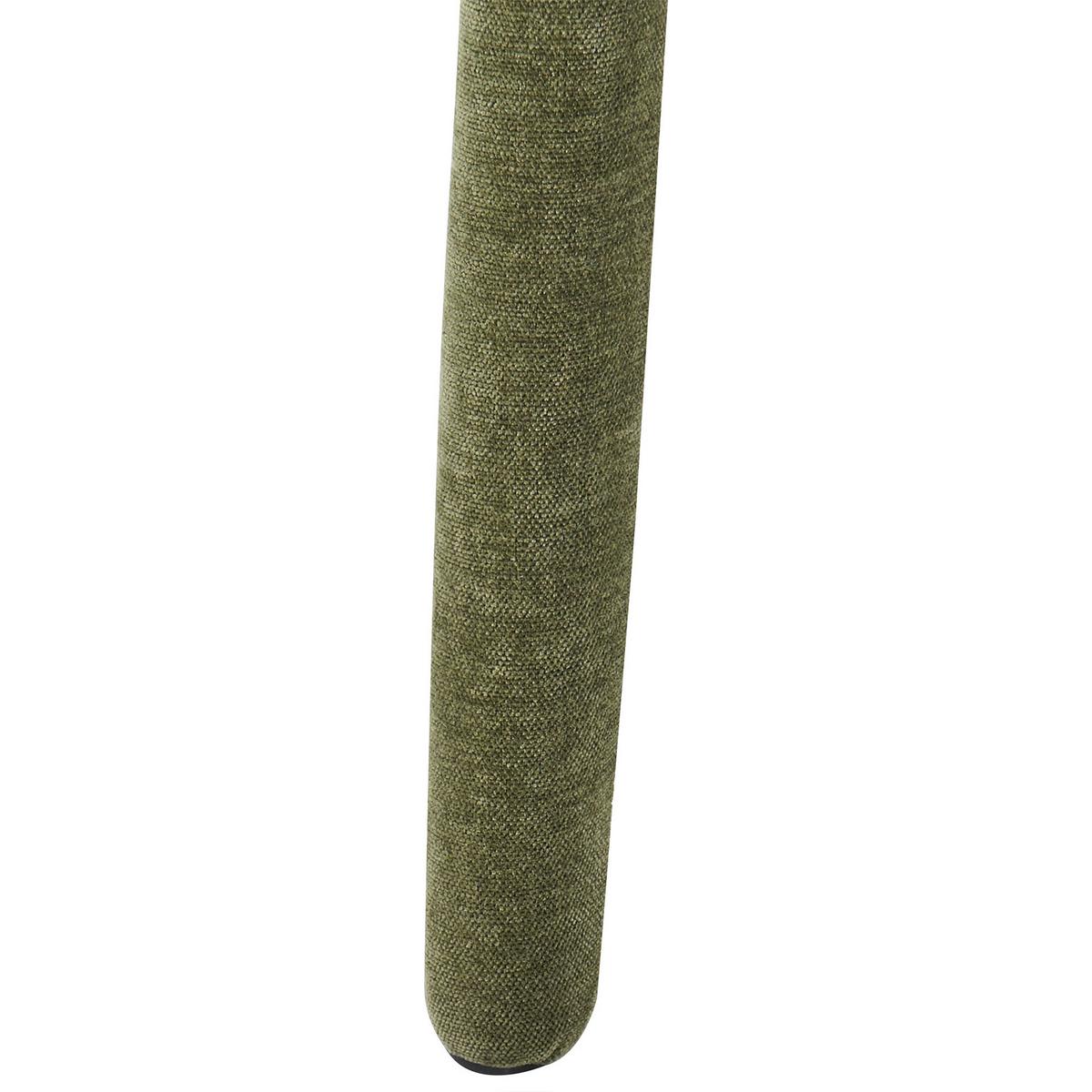 STUHL 2er-Set Chenillegewebe Grün Lakeville - Grün, Textil (48/80/56cm) - Beliani