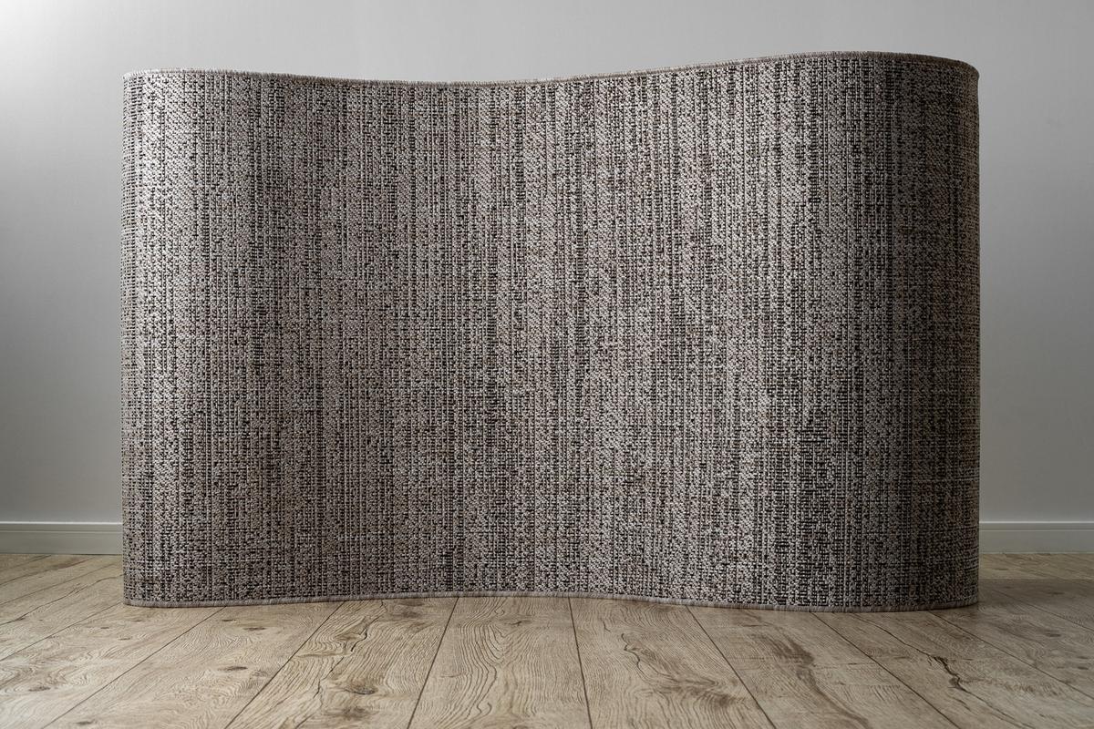LÄUFER SIZAL FLOORLUX 100/100 cm - Grau, Textil (100/100cm) - rugsX