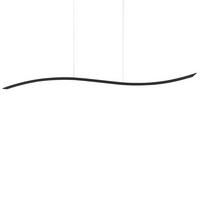 HÄNGELEUCHTE Calao 17/120/160 cm - Schwarz, Metall (17/120/160cm) - Beliani