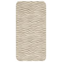 WC-VORLEGER Sand - Wellen - Beige Toilettenvorleger 60x120 cm - Sandfarben, Textil (60/1cm) - OnlyWow