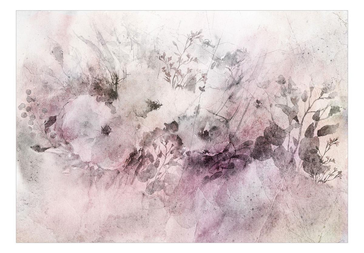 SELBSTKLEBENDE FOTOTAPETE 196/140 cm - Pink/Grau, Kunststoff/Textil (196/1cm) - KUNSTLOFT