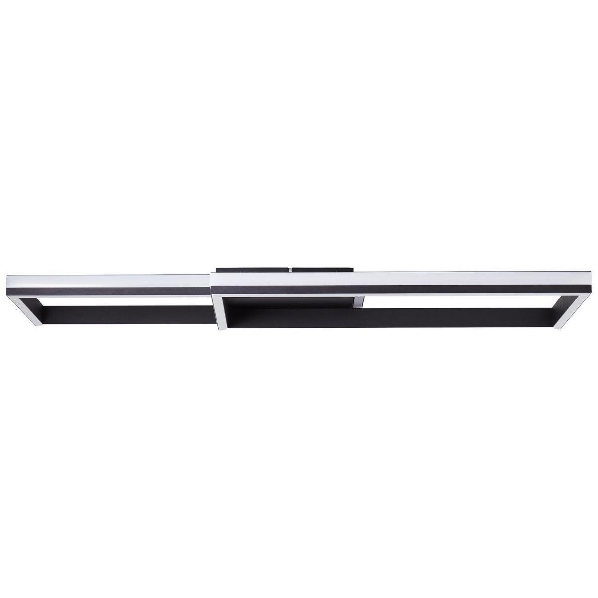 DECKENLEUCHTE Metis - Schwarz, Metall (35/35/184cm) - Brilliant