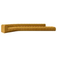 ECKSOFA modulares Sofa Tilmo-L3 - 581x194x70 cm Senfgelb - Currygelb, Holzwerkstoff/Textil (581/194cm) - ALTDECOR
